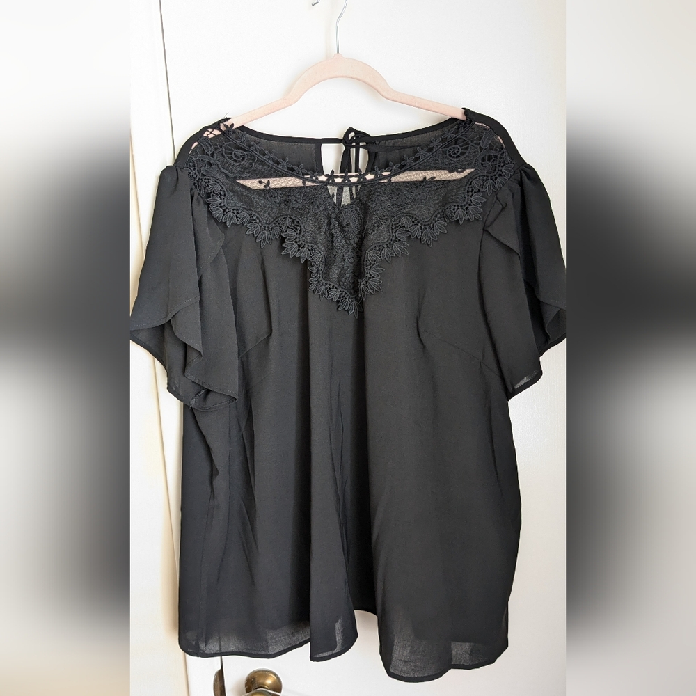 Black Shein Blouse